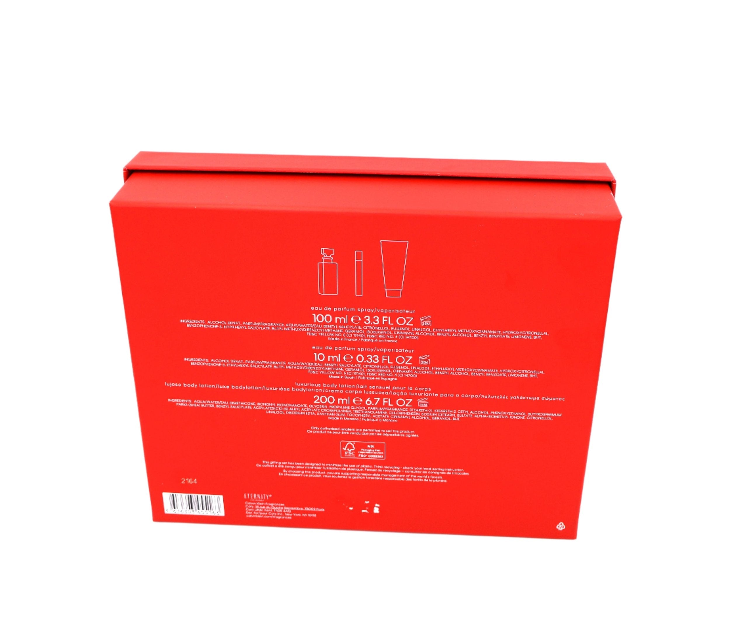 SET ETERNITY FOR WOMEN DE CALVIN KLEIN