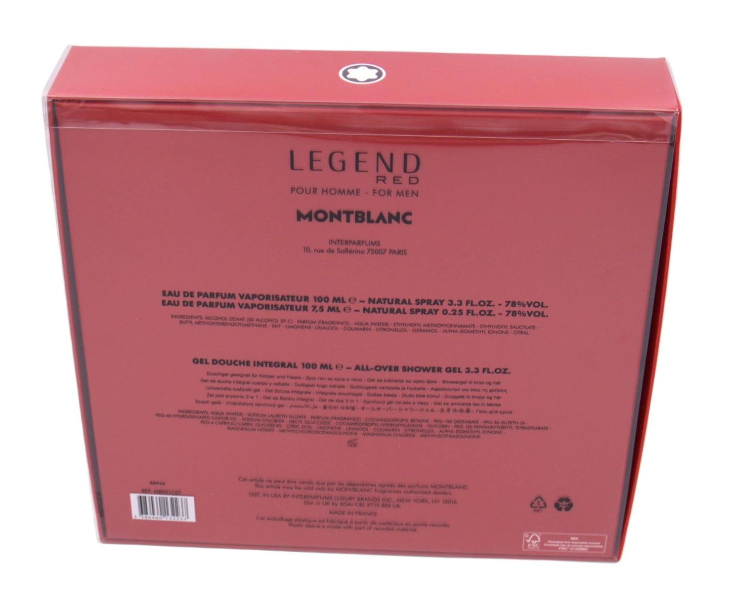 Montblanc legend Red 3 Pc. Set