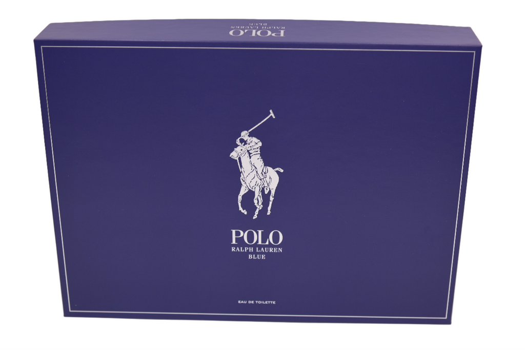 CONJUNTO POLO RALPH LAUREN AZUL 3PC.